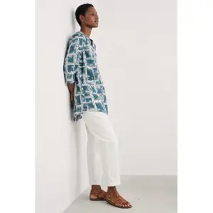 Seasalt Op Art Organic Cotton Tunic Top
